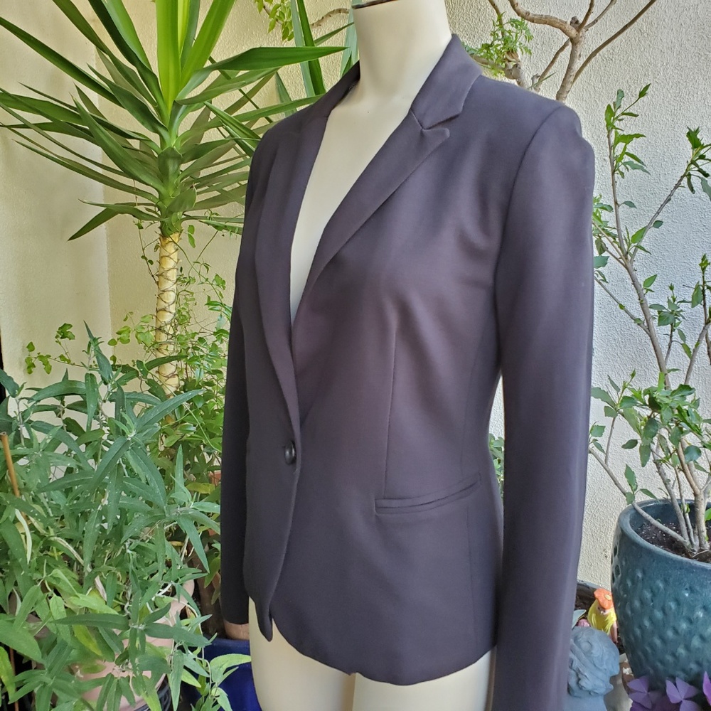 Black Blazer W/striped lining, So classy!, leave it open so you can see stripes